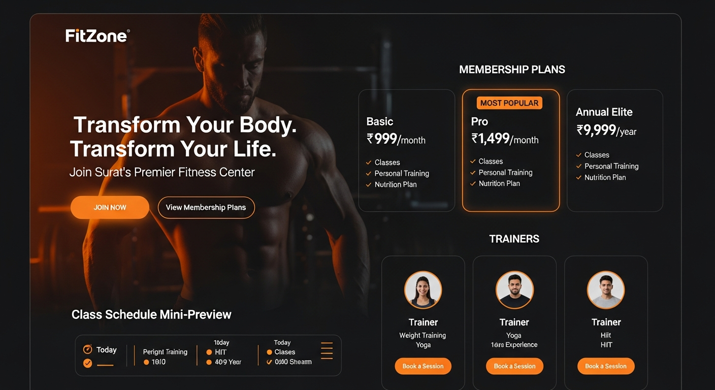 FitZone – Gym Management Platform 1