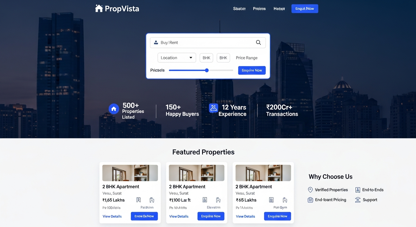 PropVista – Real Estate Platform 1
